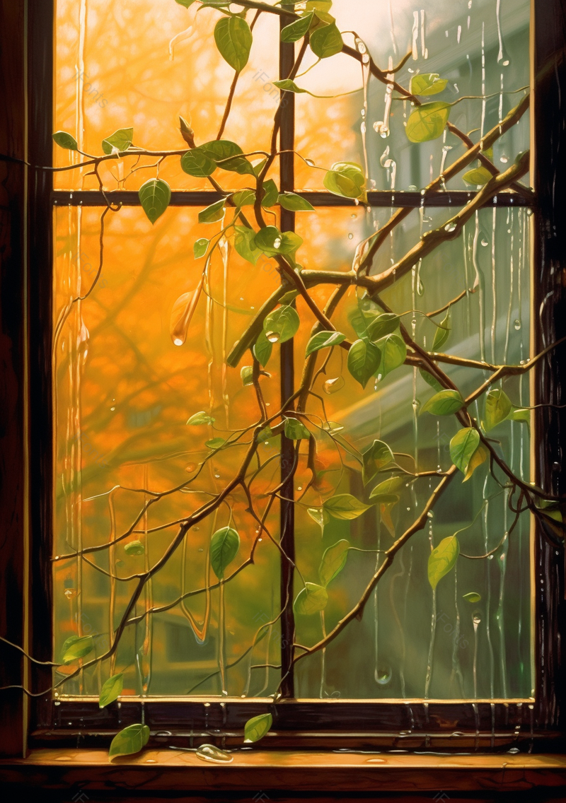 暗色黄昏秋季失落感暗沉下雨时节插画背景,插画/手绘图,插画/手绘图库,插画/手绘图下载,插画/手绘
